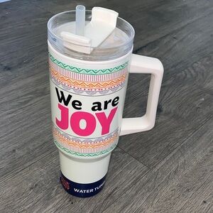 Joyful Multicolor Tumbler with Handle